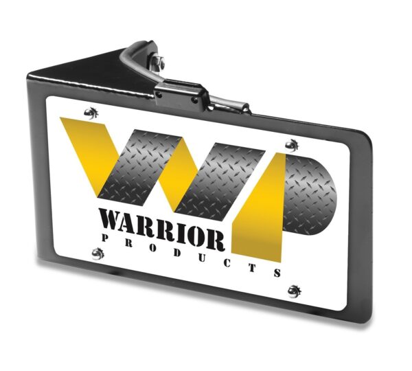 Warrior Products 1563 Side Mount License Plate Bracket with LED Light for Jeep JK 07 10