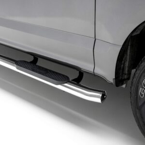 ARIES S223046 2 Side Bars Fits Ford Ranger   Stainless Steel, Silver, 4 inch