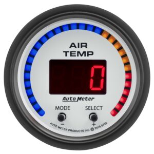 AutoMeter 5758 Gauge, Air Temp, Dual, 2 1/16, 0 300u00baf, Digital, Phantom