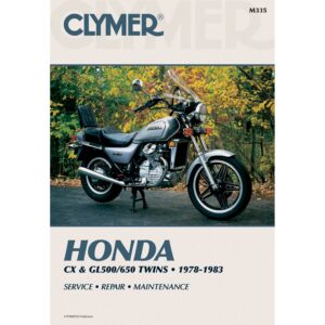 Clymer Repair Manual for Honda CX GL 500/650 Twins 78 83
