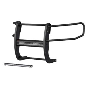 ARIES 2170034 Pro Series Black Steel Grille Guard with Light Bar, Select Toyota 4Runner