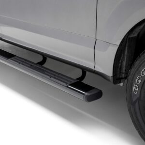 ARIES 4445015 6 x 85 Inch Oval Black Aluminum Nerf Bars, Select Dodge Ram 2500, 3500