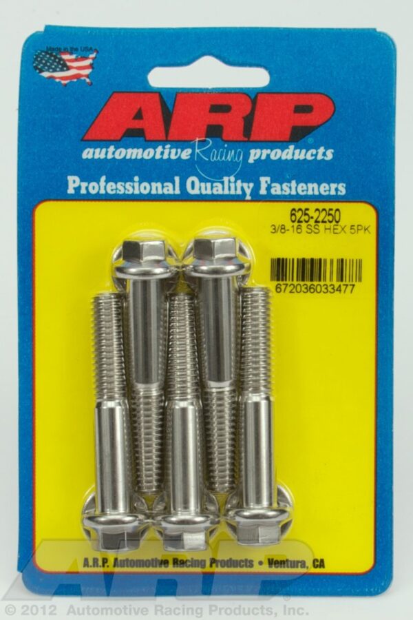 ARP (625 2250) Hex Bolt, Stainless Steel