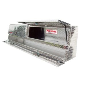 Brute 80 TBS200 88D Pro Series 88 Contractor TopSider Polished Aluminum Tool Box with Doors