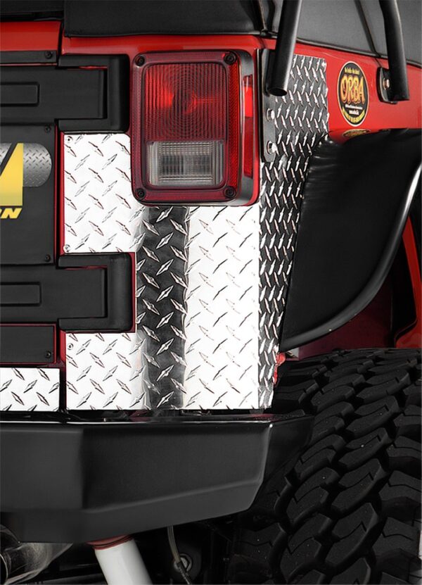 Warrior Products 926 4 Door Corners without Holes for Jeep JK 07 10