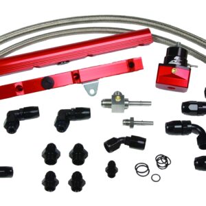 Aeromotive 14129 Billet Fuel Rail System with Regulator for 1999 2003 1/2 LS1 Corvette, Return Style System
