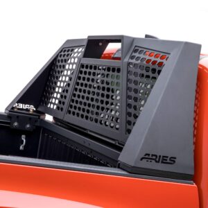 ARIES 1110111 Switchback Black Aluminum Truck Headache Rack Cab Protector, Select Dodge, Ram 1500, 2500, 3500