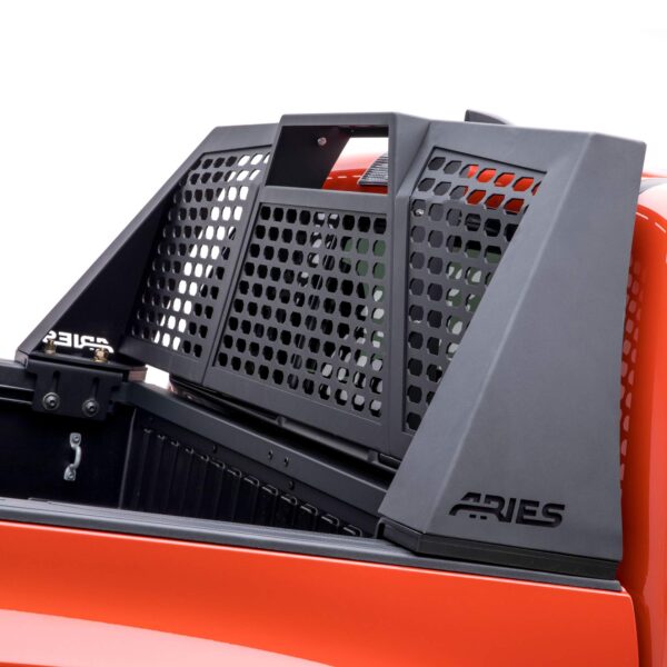 ARIES 1110111 Switchback Black Aluminum Truck Headache Rack Cab Protector, Select Dodge, Ram 1500, 2500, 3500