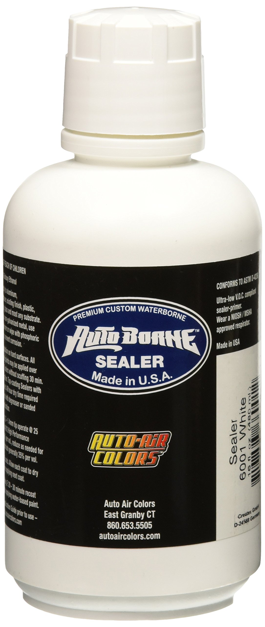 Createx Colors White 16oz. AutoBorne Sealer, 16 oz