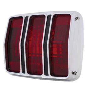 United Pacific Tail Light With Chrome Trim For 1964.5 66 Ford Mustang, each