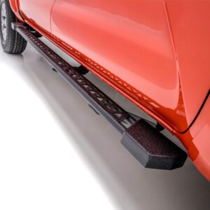 ARIES 2074101 Black Steel Rocker Step Guard Running Boards, Select Jeep Wrangler JK Unlimited