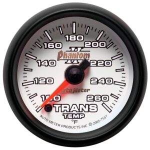 Auto Meter 7557 Phantom II Electric Transmission Temperature Gauge