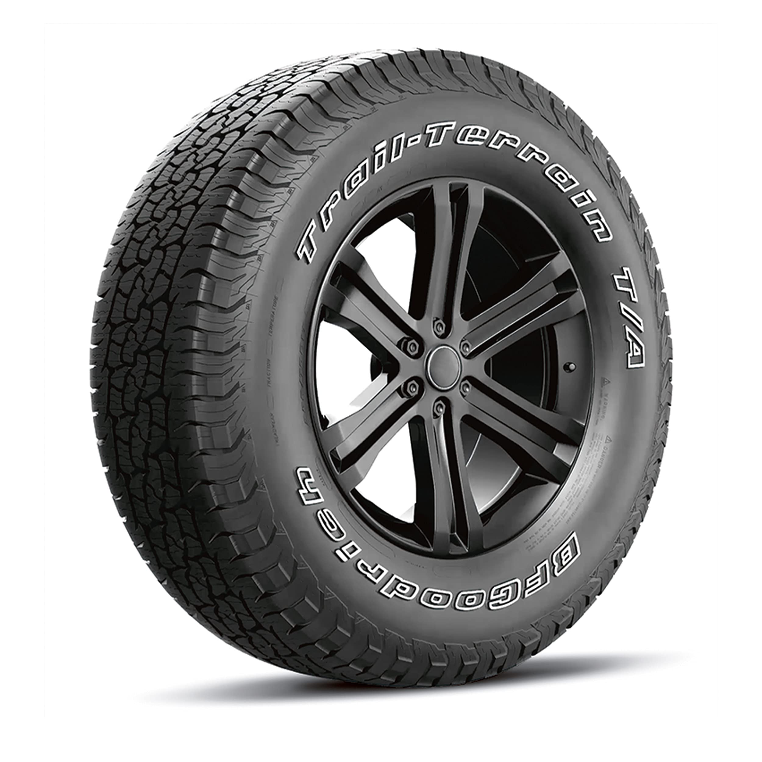 BFGoodrich Trail Terrain T/A On and Off Road Tire for Light Trucks, SUVs, and Crossovers, 275/45R22/XL 112H