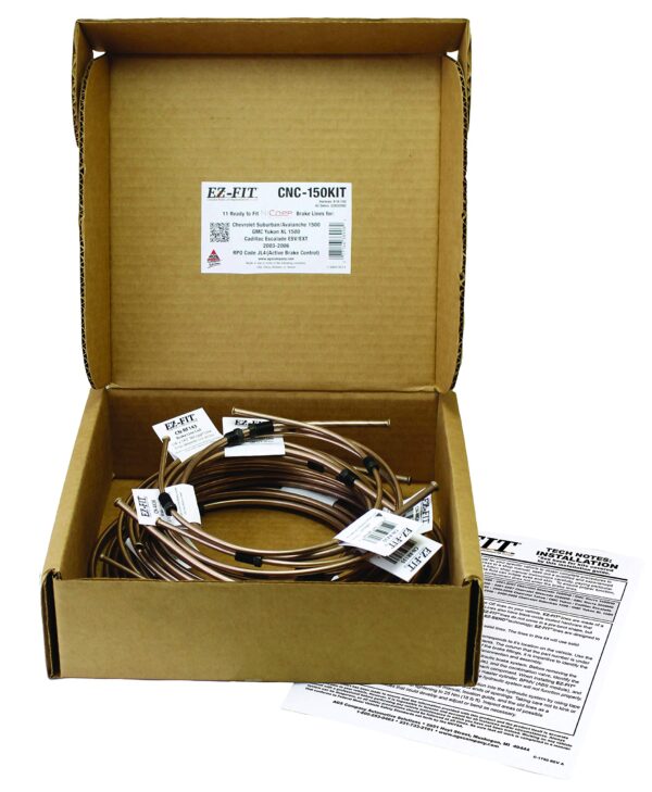 EZ Fit, NiCopp Complete Brake Line Kit, Dodge Ram 1500 2000 2001 Ext Cab 78 Bed & Std Cab 96 Bed, CNC 203KIT