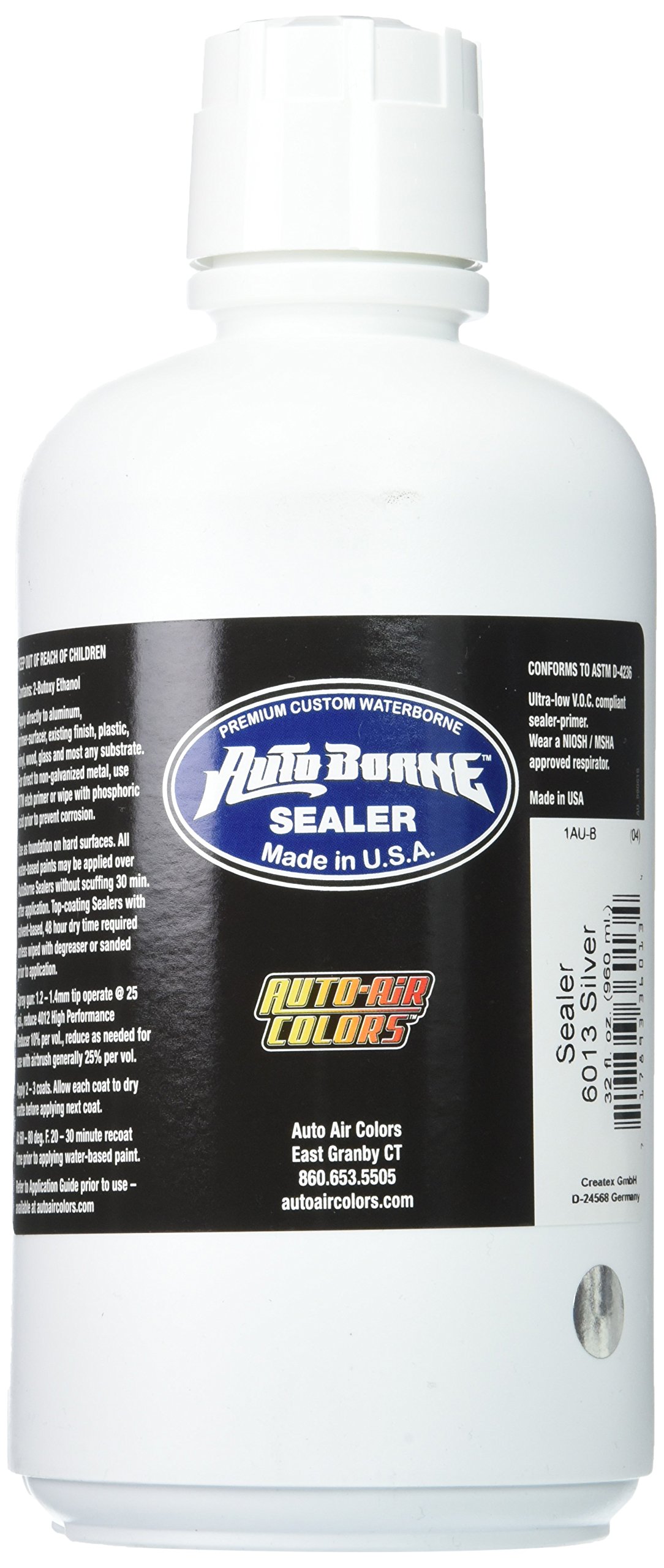 Createx Colors Silver 32oz. AutoBorne Sealer, 32 oz