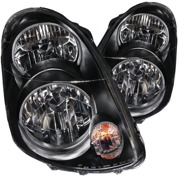 Anzo USA 121172 Infiniti G35 Black Headlight Assembly   (Sold in Pairs)
