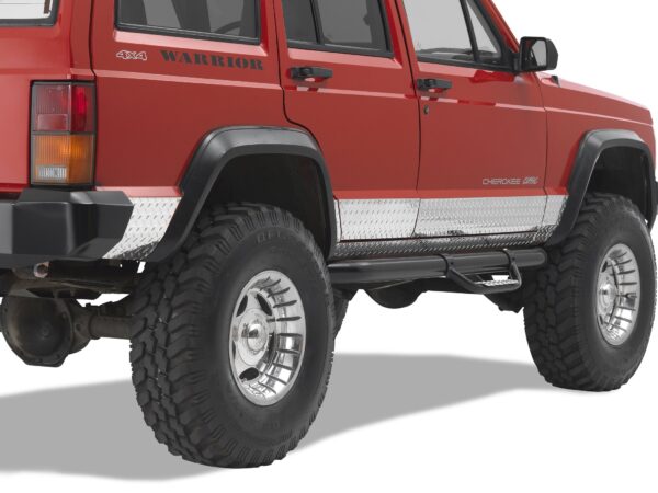 Warrior Products S936 Steel 2 Door Side Plates for Jeep Cherokee 84 01