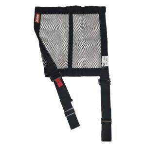 RaceQuip Race Car Window Net with 2 Mounting Straps Mesh Style SFI 27.1 Certified Black 15H x 18W 824991