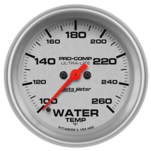 Auto Meter 4455 Ultra Lite Electric Water Temperature Gauge