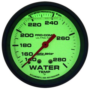 Auto Meter 4235 Ultra Nite Water Temperature Gauge