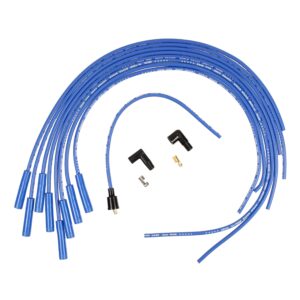 ACCEL 4038B Spark Plug Wire Set   Super Stock   Copper Spiral Core   8mm   Blue