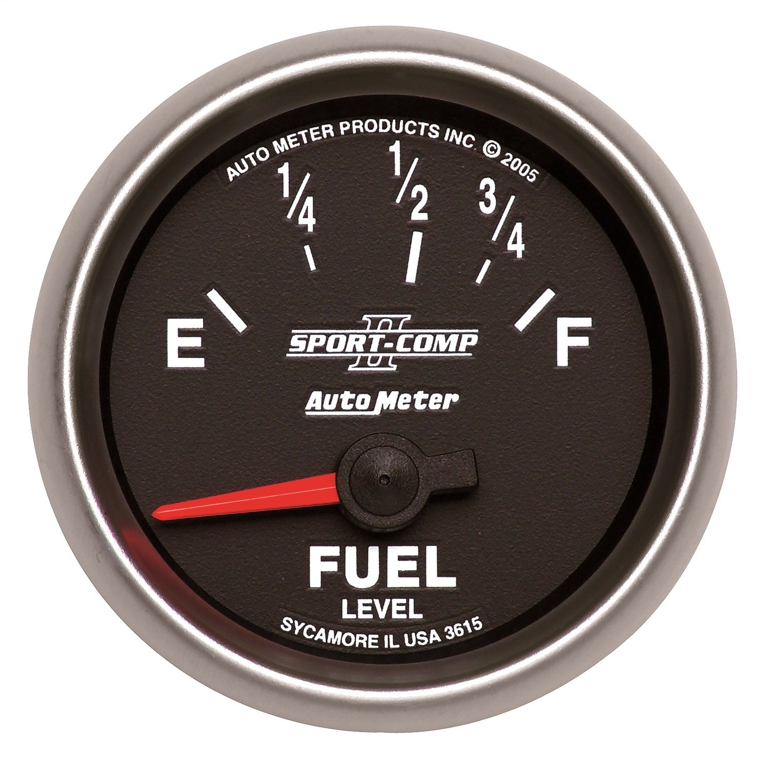 Auto Meter 3615 2 1/16 73E/ 10 F Short Sweep Electric Fuel Level Gauge
