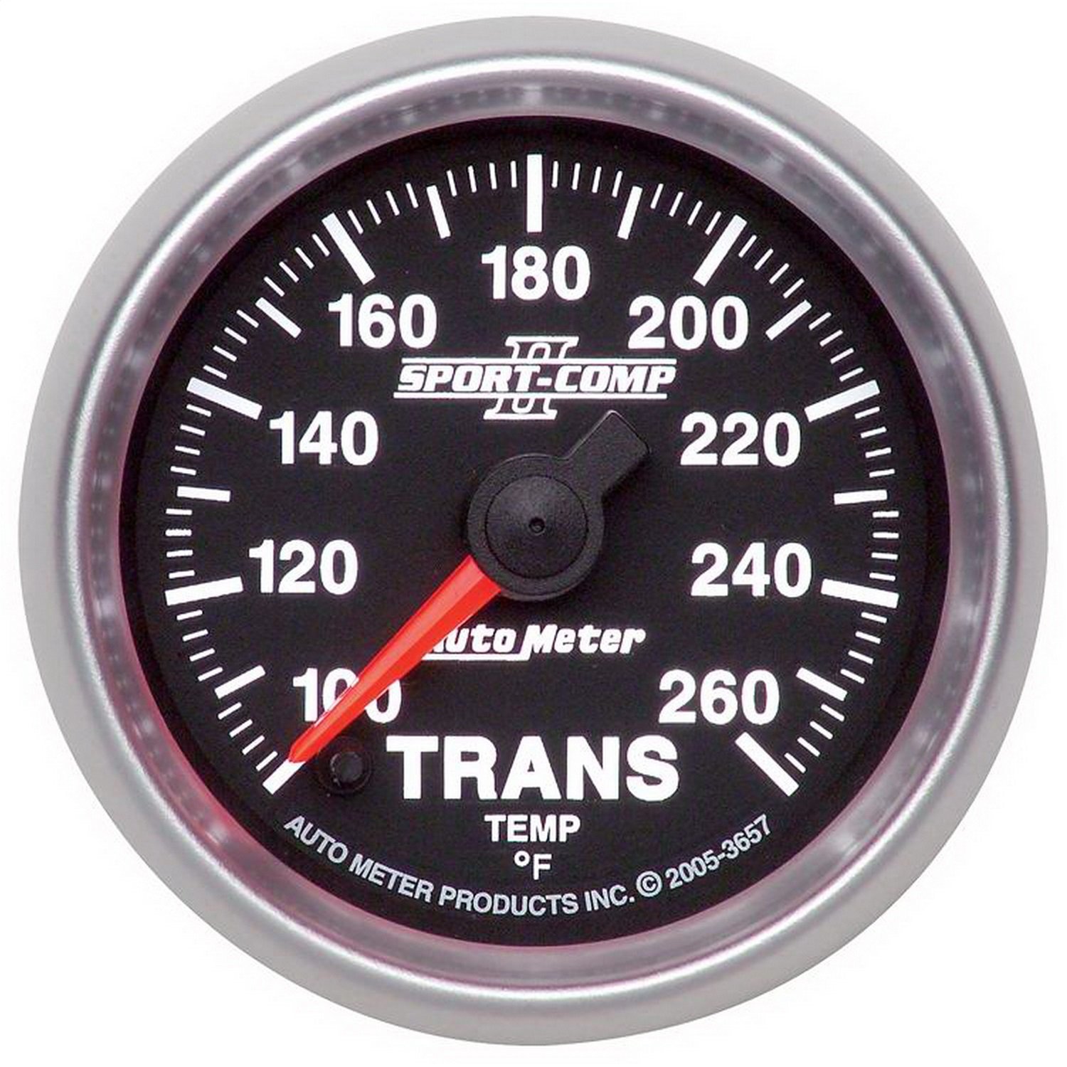 Auto Meter 3657 2 1/16 100 260 F Full Sweep Electric Transmission Temperature Gauge