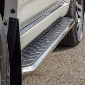 ARIES 2051020 AeroTread 5 x 76 Inch Polished Stainless SUV Running Boards, Select Chevrolet Traverse, GMC Acadia