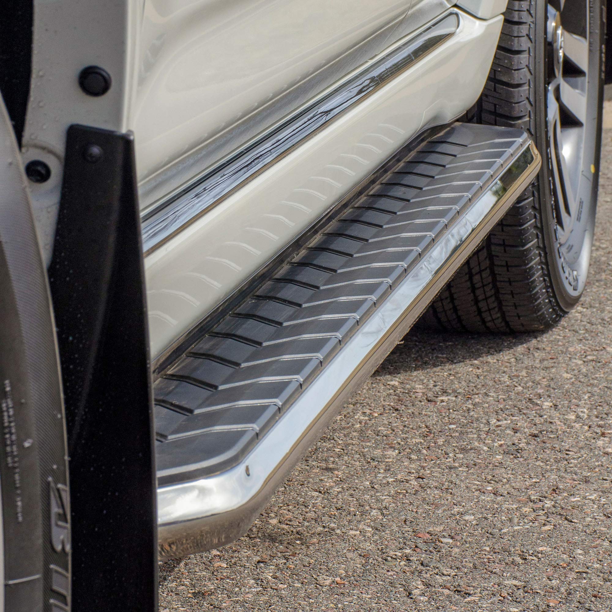 ARIES 2051028 AeroTread 5 x 67 Inch Polished Stainless SUV Running Boards, Select Kia Sorento