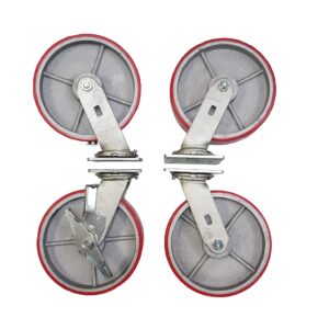 AutoTwirler 8 Swivel Poly Over Cast Iron Wheels Body Cart Classic.